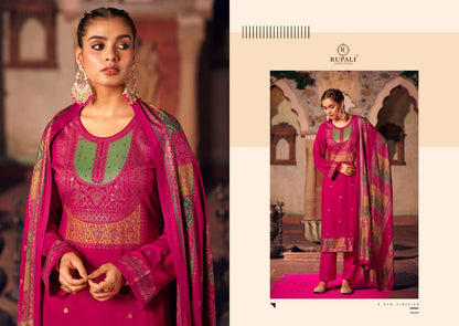 Sadgi Rupali Viscose Pashmina Suits Exporter