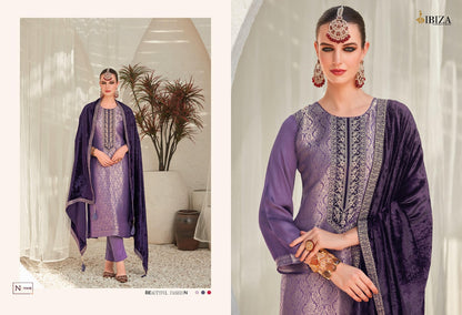 Sadgi Vol 3 Ibiza Pure Silk Pant Style Suits Exporter India