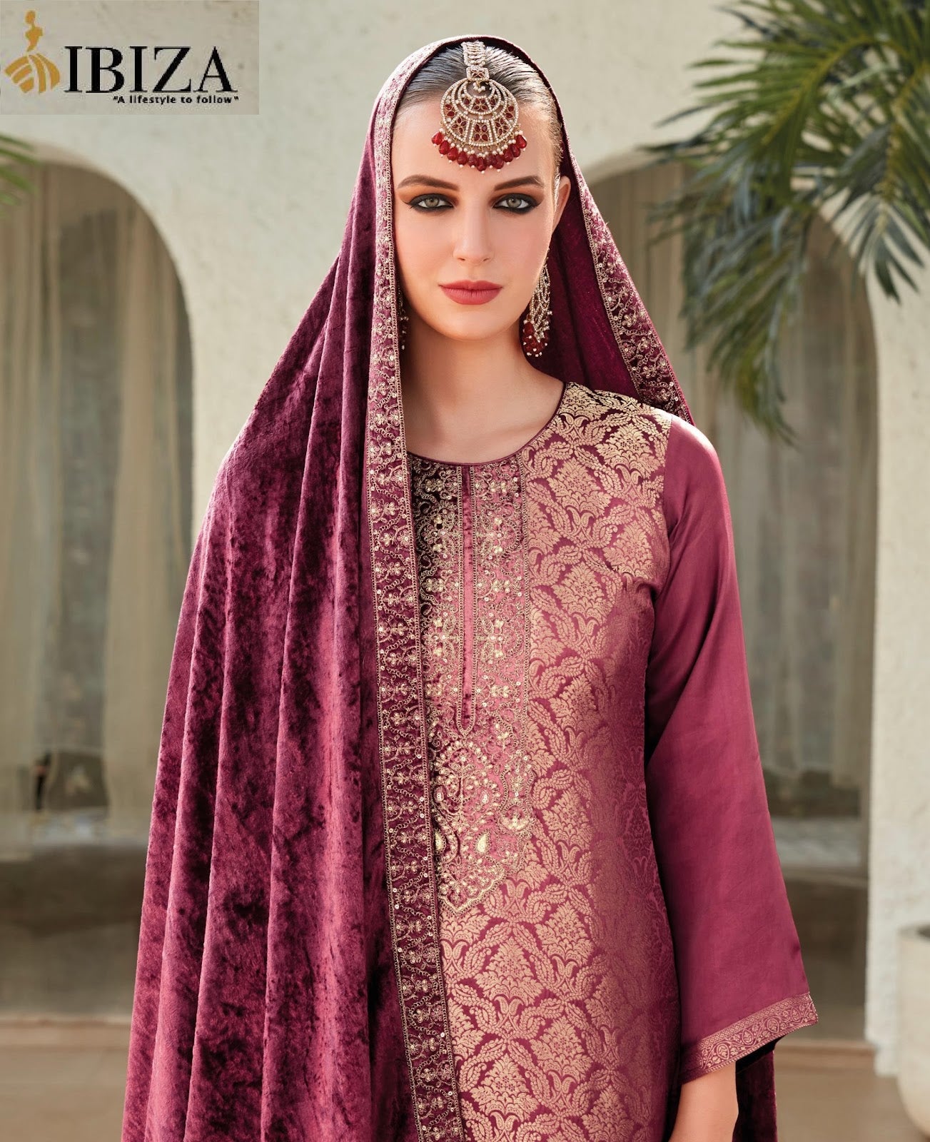 Sadgi Vol 3 Ibiza Pure Silk Pant Style Suits Exporter India