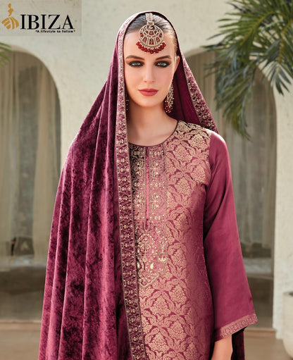 Sadgi Vol 3 Ibiza Pure Silk Pant Style Suits Exporter India