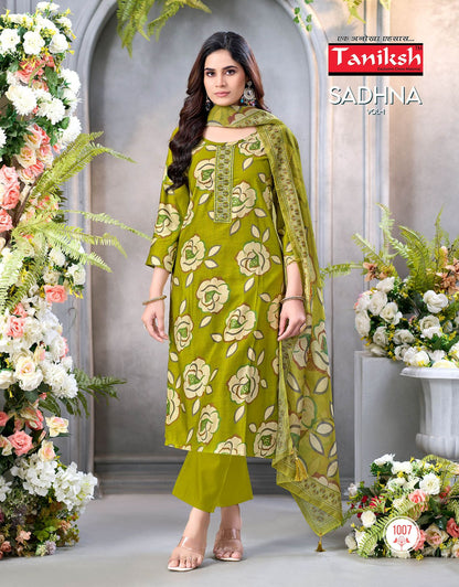 Sadhna Vol 1 Taniksh Vertical Readymade Pant Style Suits Supplier