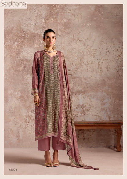 Sadie Sadhana Bemberg Muslin Pant Style Suits Manufacturer India