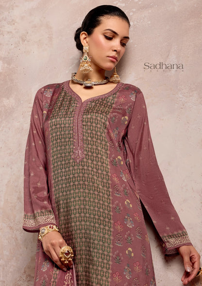 Sadie Sadhana Bemberg Muslin Pant Style Suits Manufacturer India