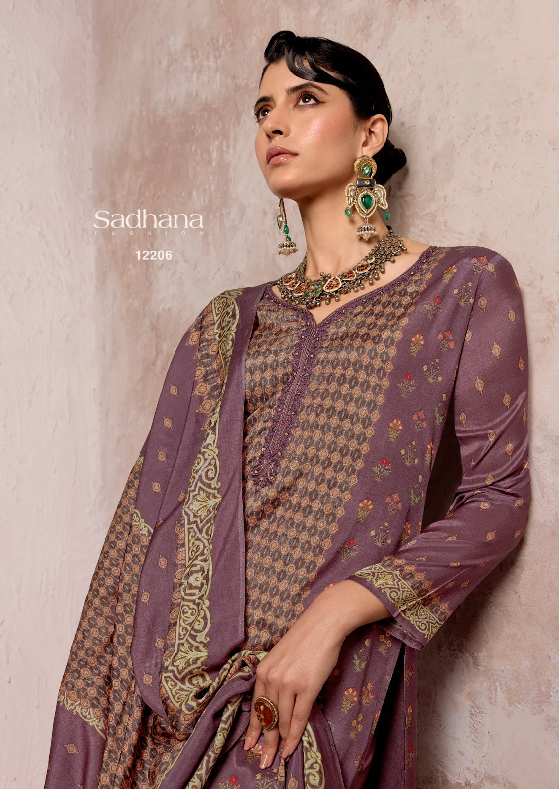 Sadie Sadhana Bemberg Muslin Pant Style Suits Manufacturer India