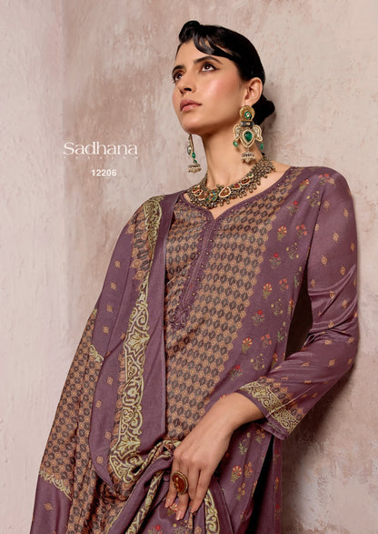 Sadie Sadhana Bemberg Muslin Pant Style Suits Manufacturer India