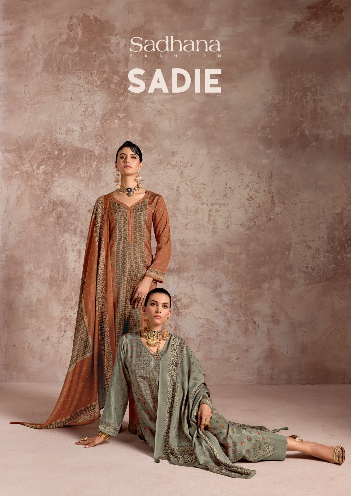 Sadie Sadhana Bemberg Muslin Pant Style Suits Manufacturer India