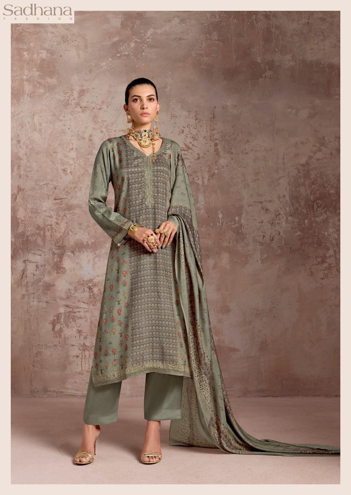 Sadie Sadhana Bemberg Muslin Pant Style Suits Manufacturer India