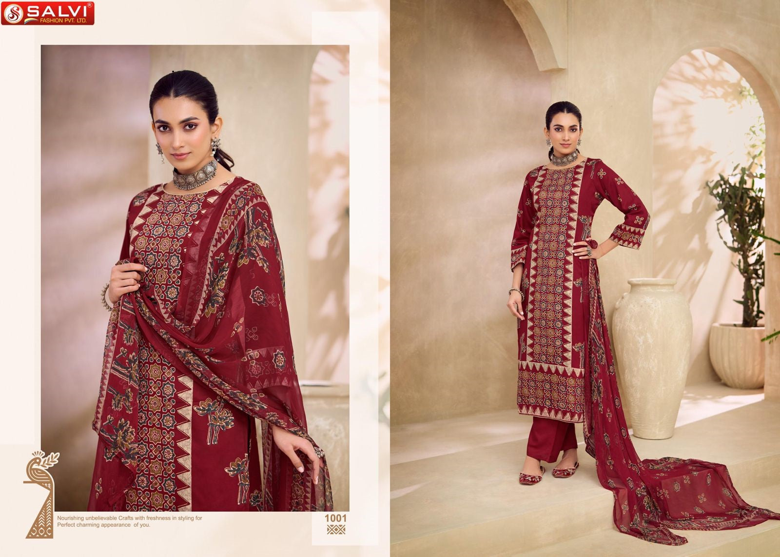 Sadika Salvi Fashion Jam Silk Pant Style Suits Supplier India