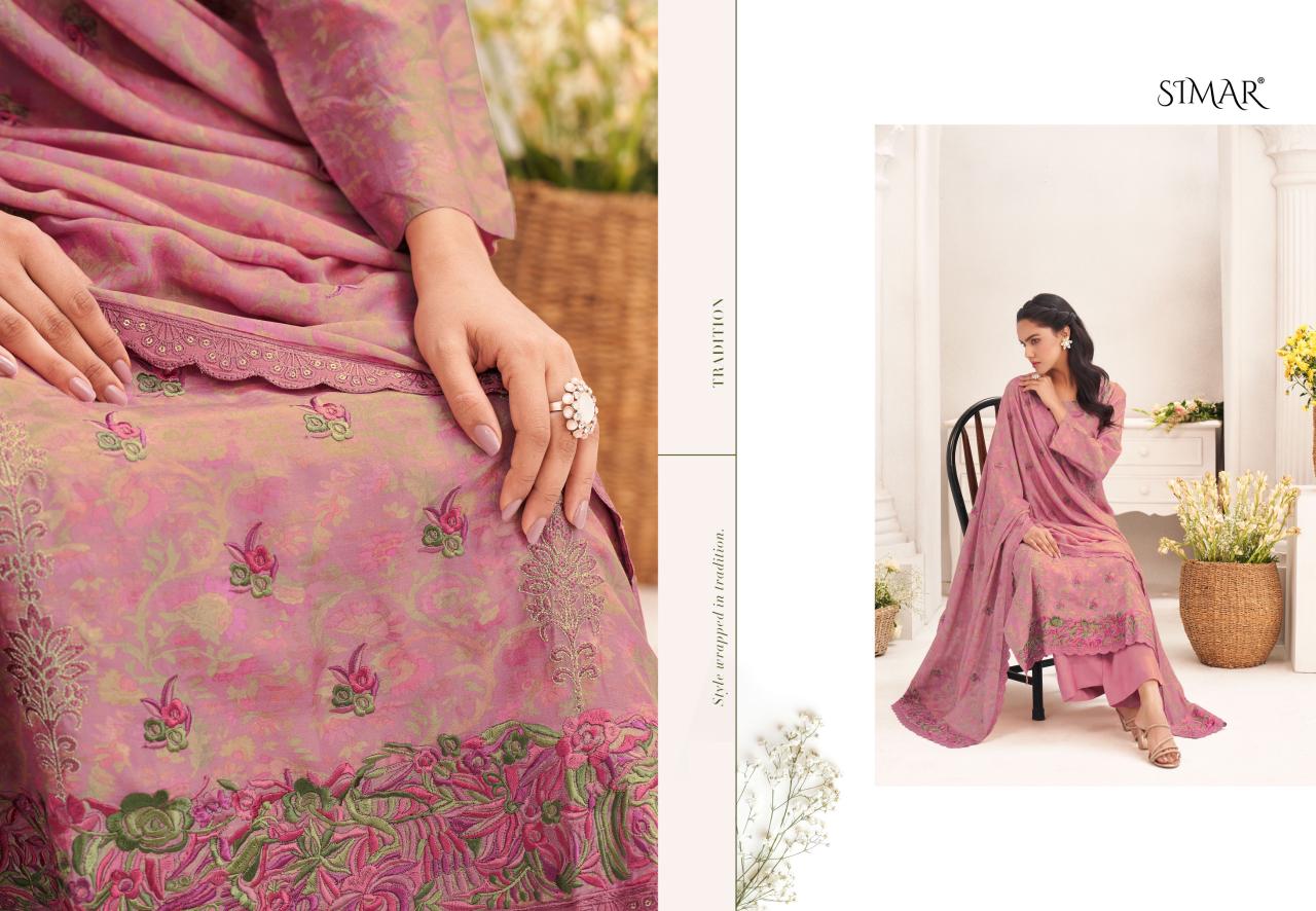 Safana Simar Viscose Muslin Pant Style Suits Wholesale Price