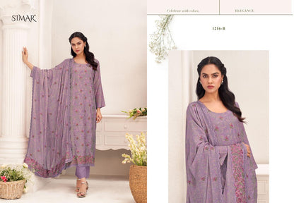 Safana Simar Viscose Muslin Pant Style Suits Wholesale Price