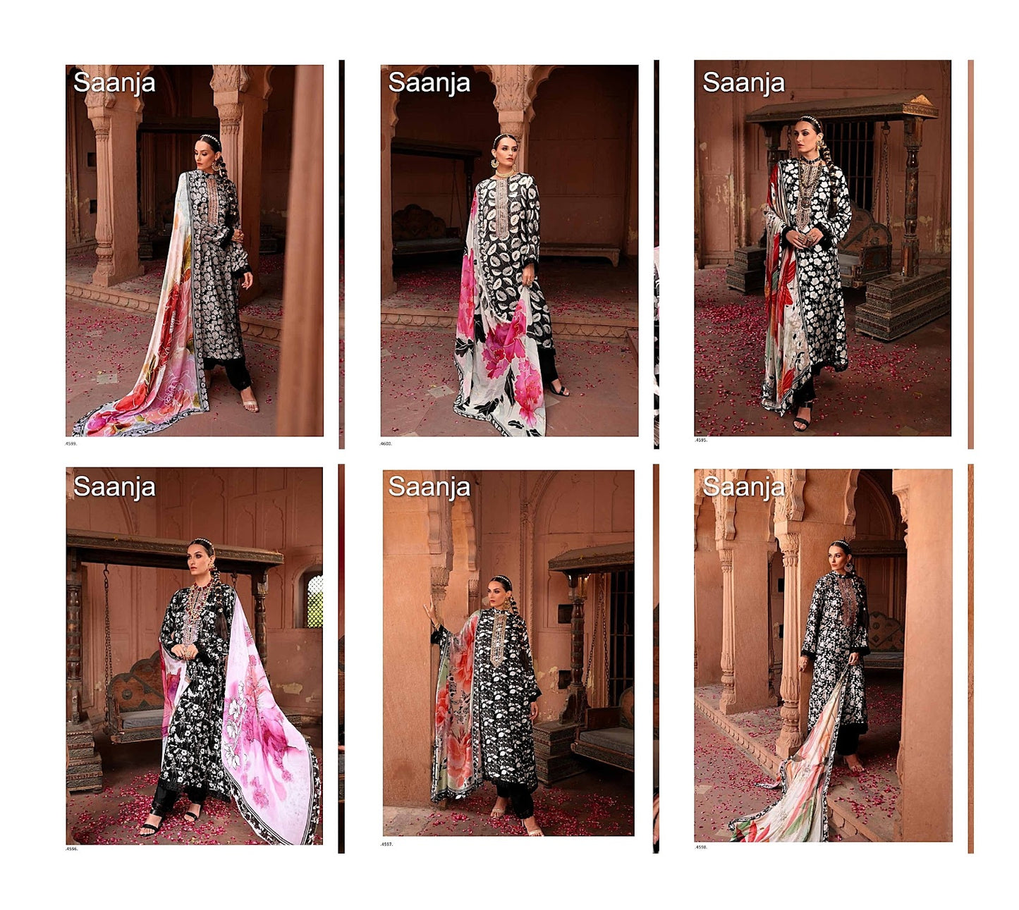 Safar 2 Saanja Viscose Muslin Pant Style Suits Wholesaler