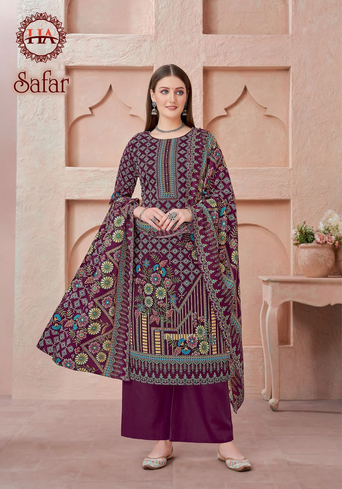 Safar Harshit Fashion Pashmina Suits Manufacturer Gujarat