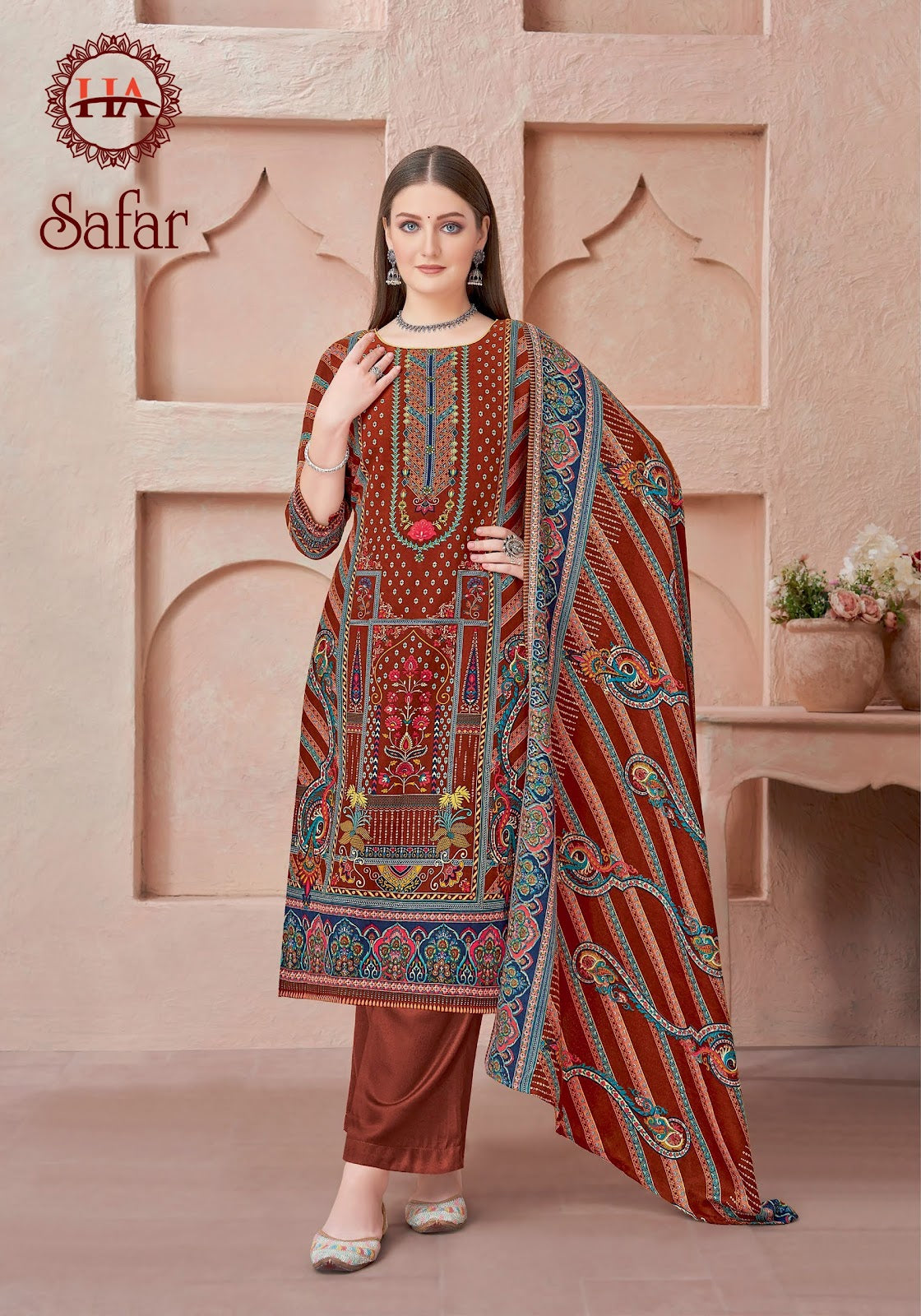Safar Harshit Fashion Pashmina Suits Manufacturer Gujarat