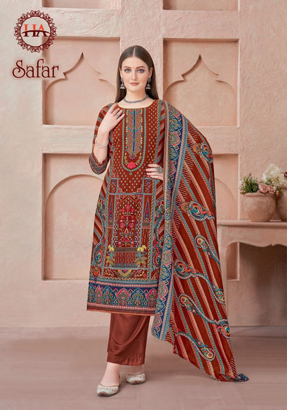 Safar Harshit Fashion Pashmina Suits Manufacturer Gujarat