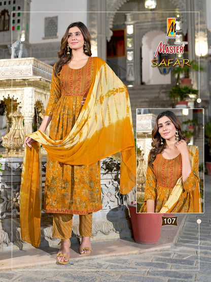 Safar Master Capsule Readymade Anarkali Suits Exporter Ahmedabad