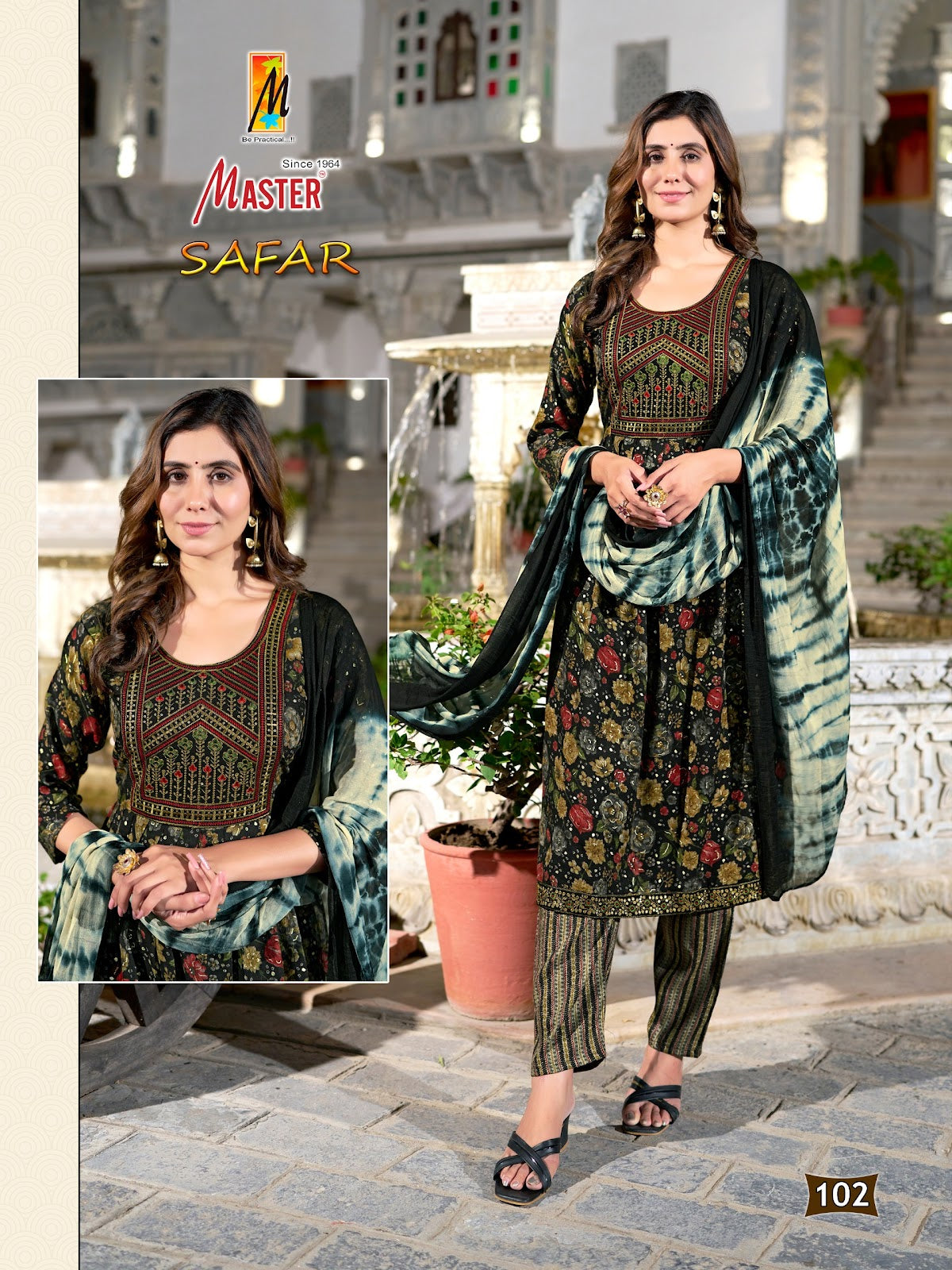 Safar Master Capsule Readymade Anarkali Suits Exporter Ahmedabad
