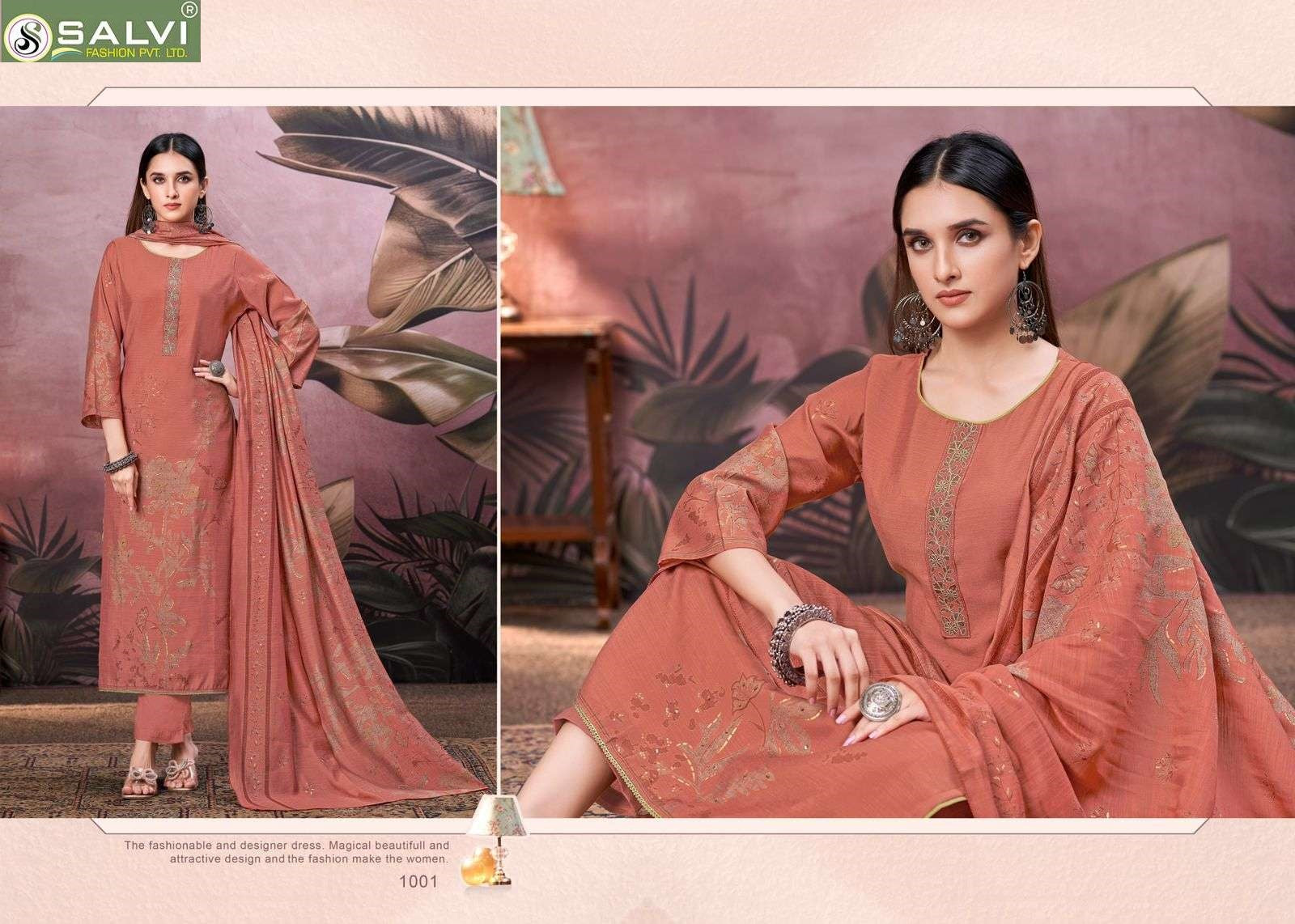 Safar Salvi Fashion Silk Plazzo Style Suits Wholesaler Ahmedabad