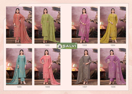 Safar Salvi Fashion Silk Plazzo Style Suits Wholesaler Ahmedabad