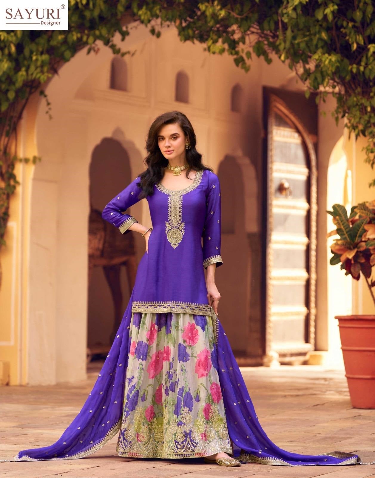 Safar Sayuri Chinon Silk Readymade Suits Wholesale Price