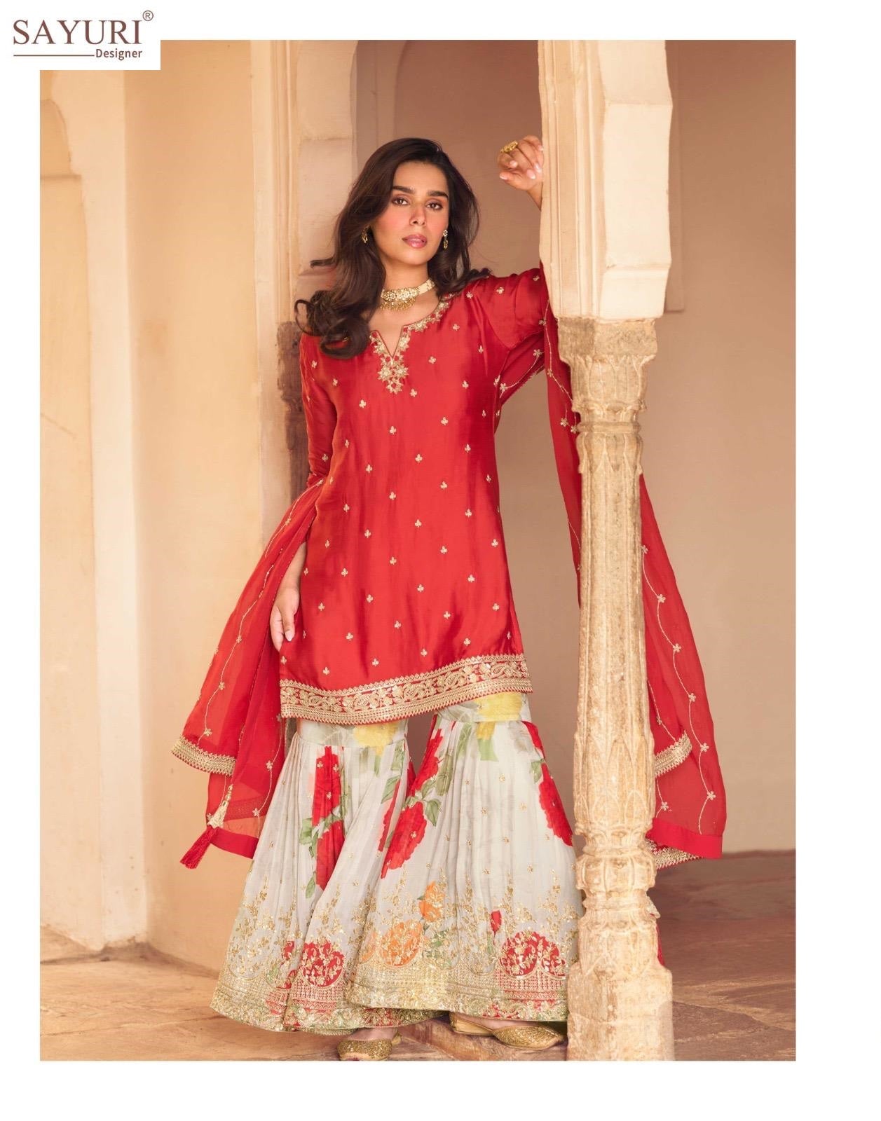 Safar Sayuri Chinon Silk Readymade Suits Wholesale Price