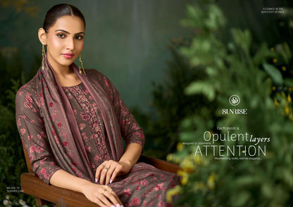 Safar Sunrise Viscose Pashmina Suits Wholesale