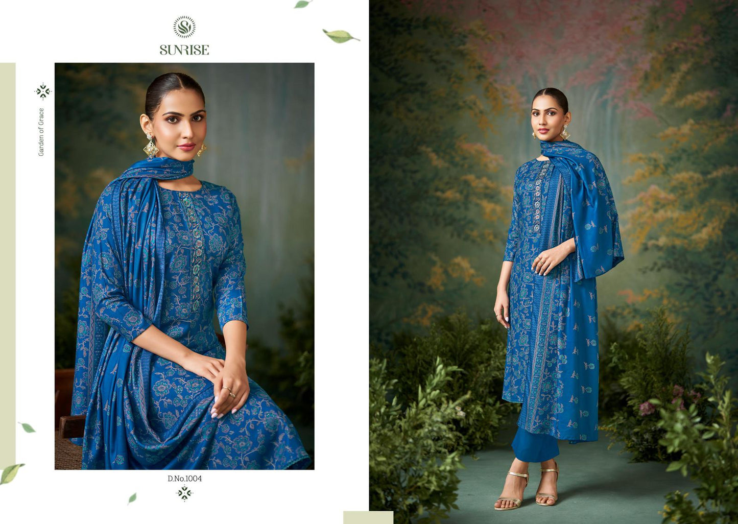 Safar Sunrise Viscose Pashmina Suits Wholesale