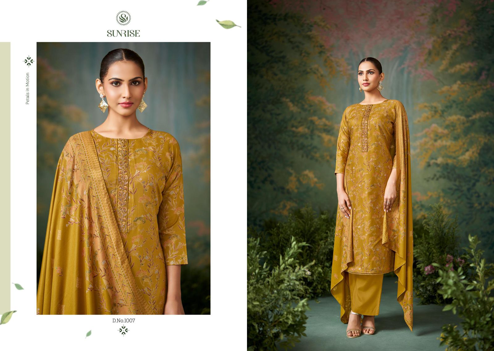 Safar Sunrise Viscose Pashmina Suits Wholesale