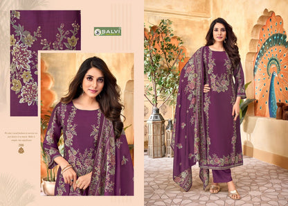 Safar Vol 2 Salvi Fashion Silk Plazzo Style Suits Wholesale Price