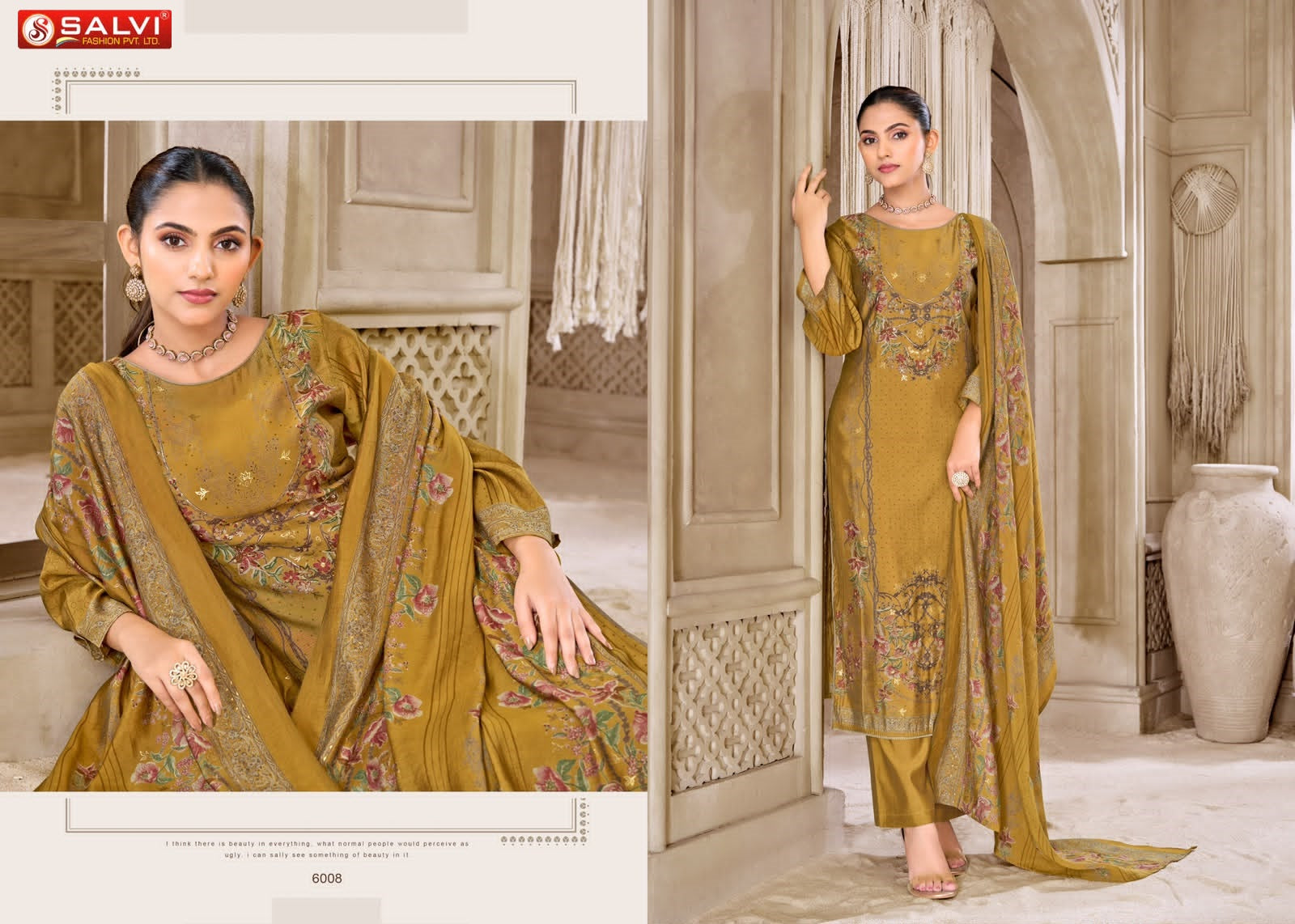 Safar Vol 6 Salvi Fashion Modal Silk Pant Style Suits Supplier