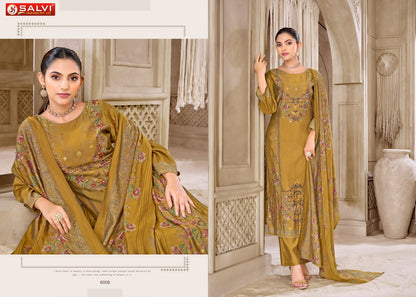Safar Vol 6 Salvi Fashion Modal Silk Pant Style Suits Supplier