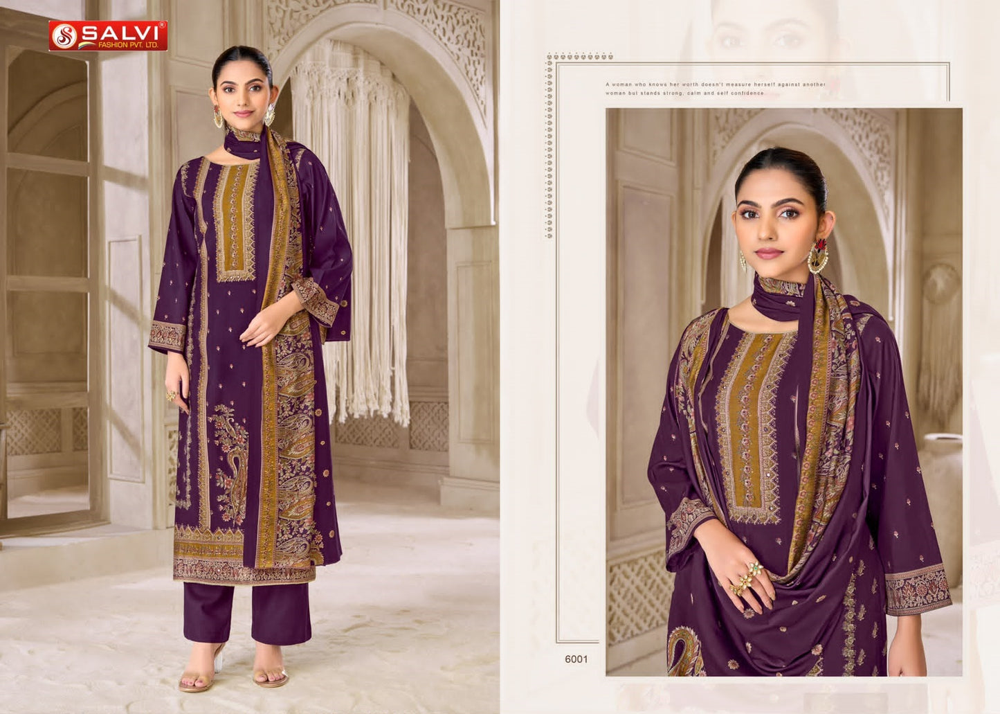 Safar Vol 6 Salvi Fashion Modal Silk Pant Style Suits Supplier