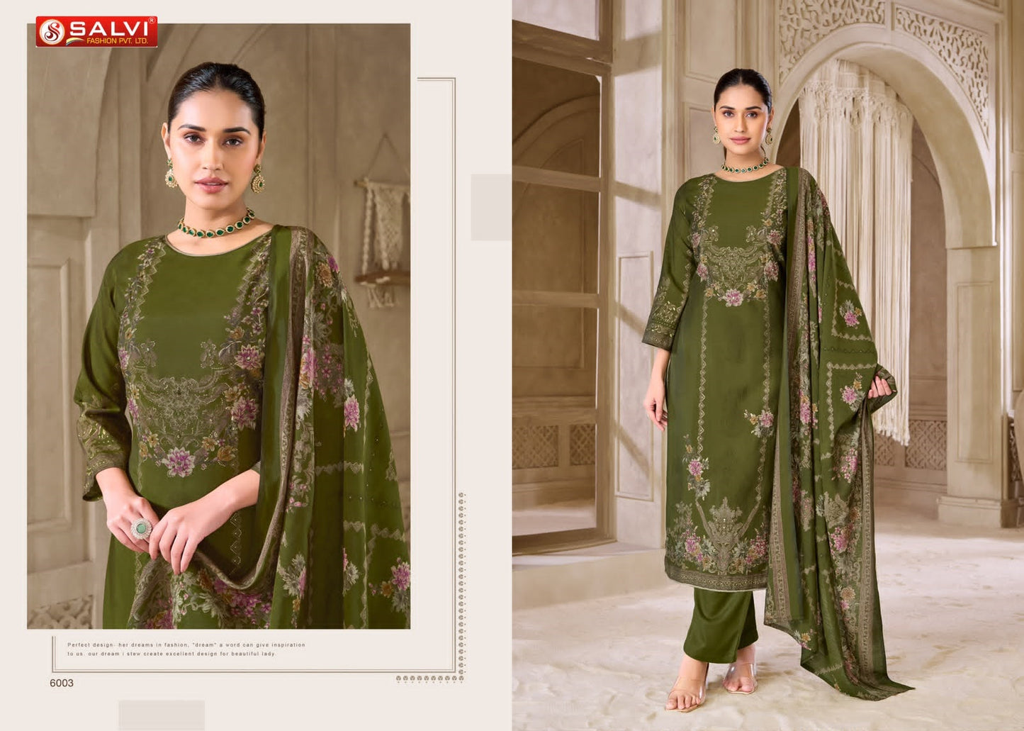 Safar Vol 6 Salvi Fashion Modal Silk Pant Style Suits Supplier