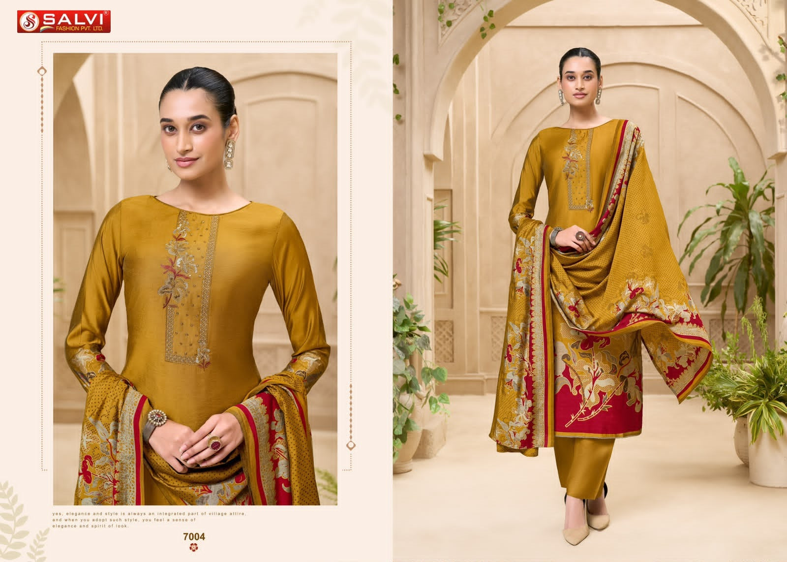 Safar Vol 7 Salvi Fashion Modal Silk Pant Style Suits Wholesale Price