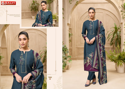 Safar Vol 7 Salvi Fashion Modal Silk Pant Style Suits Wholesale Price