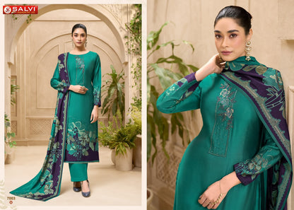Safar Vol 7 Salvi Fashion Modal Silk Pant Style Suits Wholesale Price