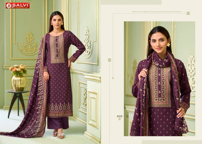 Safar Vol 8 Salvi Fashion Vintage Silk Pant Style Suits Wholesale