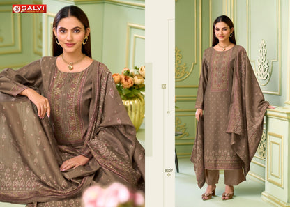 Safar Vol 8 Salvi Fashion Vintage Silk Pant Style Suits Wholesale