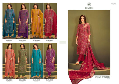 Safar Winter Vol 3 Sunrise Pashmina Suits Wholesaler Gujarat