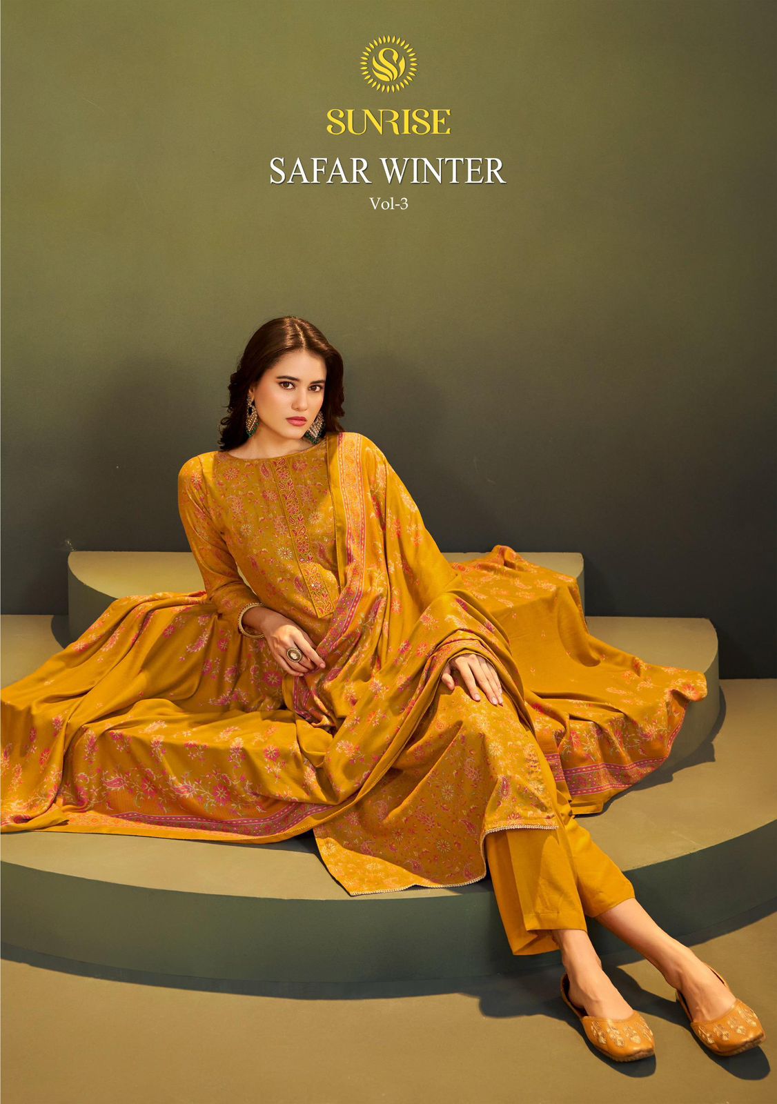 Safar Winter Vol 3 Sunrise Pashmina Suits Wholesaler Gujarat