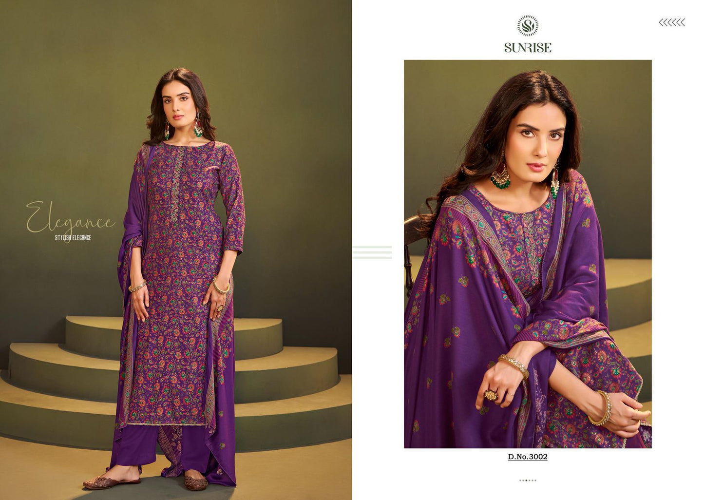 Safar Winter Vol 3 Sunrise Pashmina Suits Wholesaler Gujarat