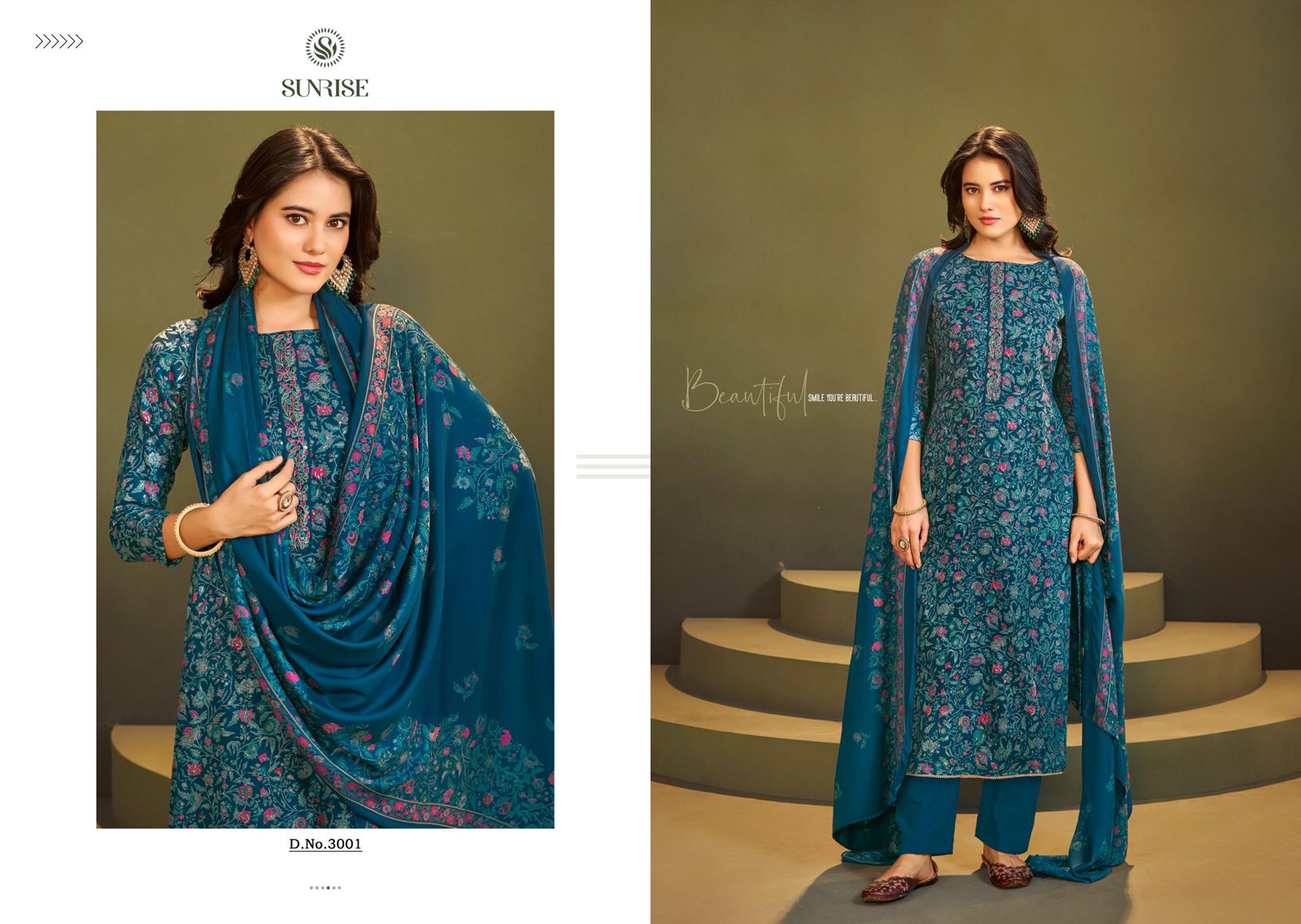 Safar Winter Vol 3 Sunrise Pashmina Suits Wholesaler Gujarat