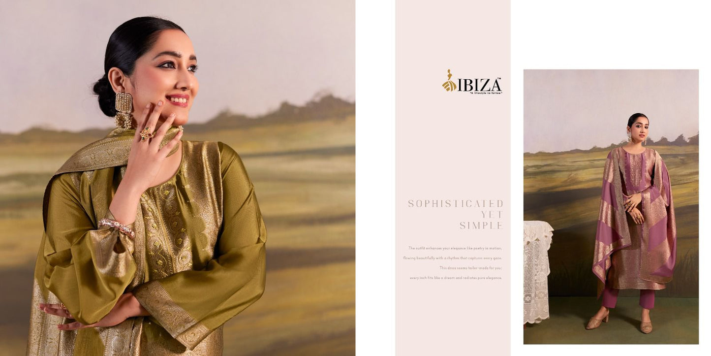 Safari Ibiza Banglori Silk Pant Style Suits Wholesaler