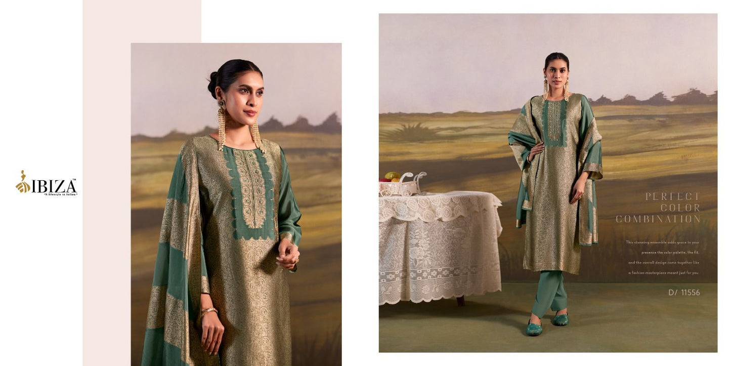 Safari Ibiza Banglori Silk Pant Style Suits Wholesaler
