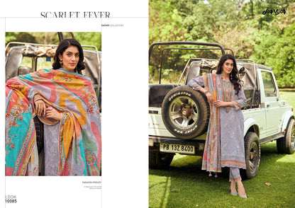 Safari Jay Vijay Pure Cotton Pant Style Suits Wholesale Rate