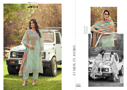 Safari Jay Vijay Pure Cotton Pant Style Suits Wholesale Rate