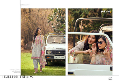 Safari Jay Vijay Pure Cotton Pant Style Suits Wholesale Rate