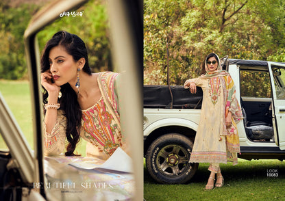 Safari Jay Vijay Pure Cotton Pant Style Suits Wholesale Rate