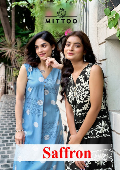 Saffron Mittoo Rayon Co Ord Set Wholesale Price
