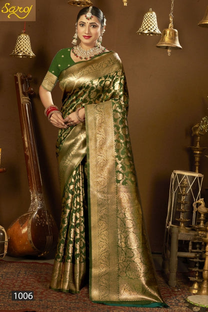 Saffron Silk Vol 2 Saroj Silk Sarees Wholesaler India