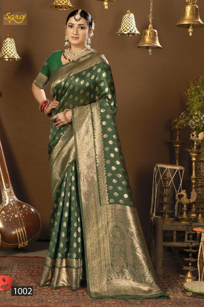 Saffron Silk Vol 3 Saroj Silk Sarees Manufacturer India